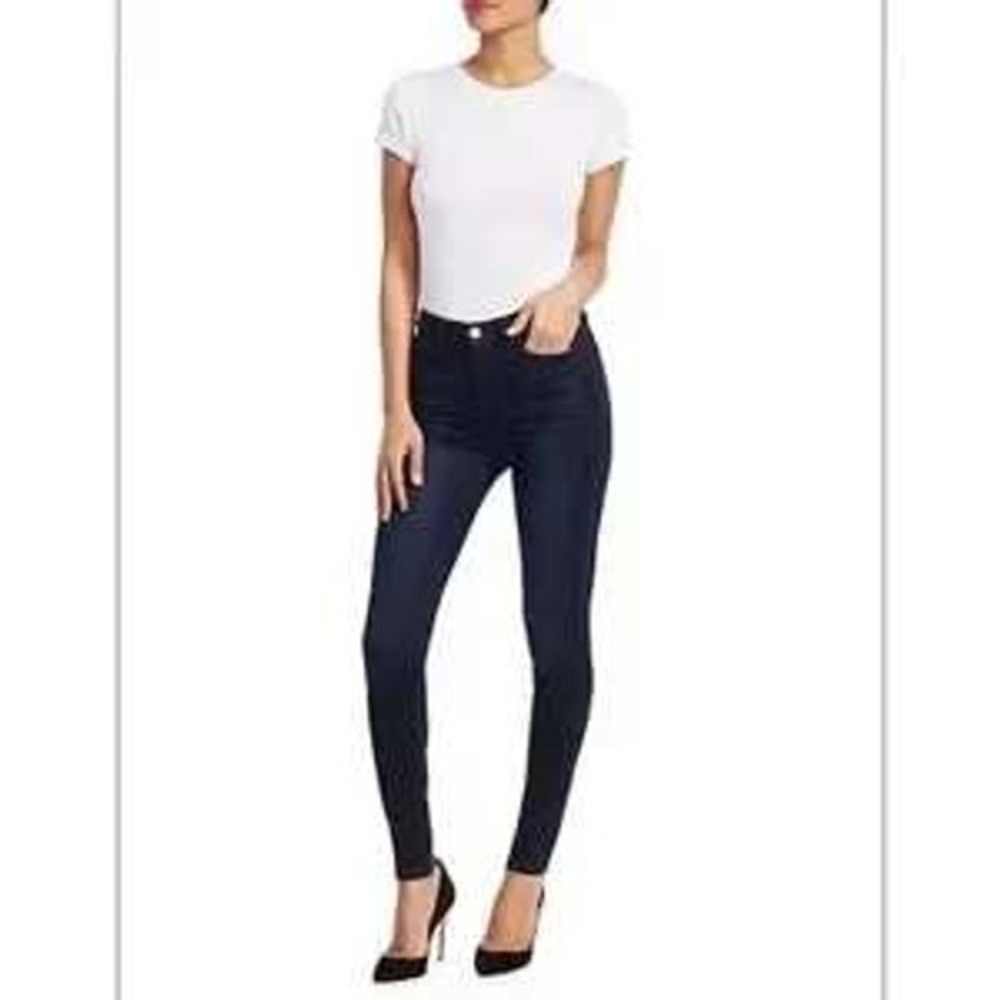 NWOT L'AGENCE Women's Skinny Jeans Dark‎ Wash Stretch Denim Fits 26x30 - Picture 2 of 12